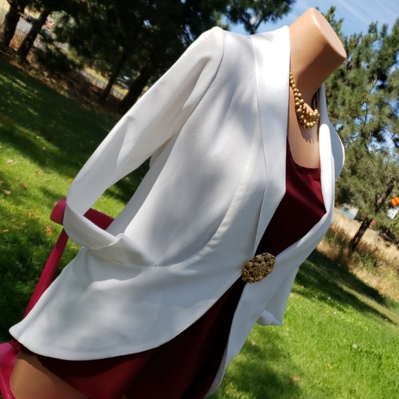 Harlowe & Graham White Professional Cardigan XS - Picture 2 of 8